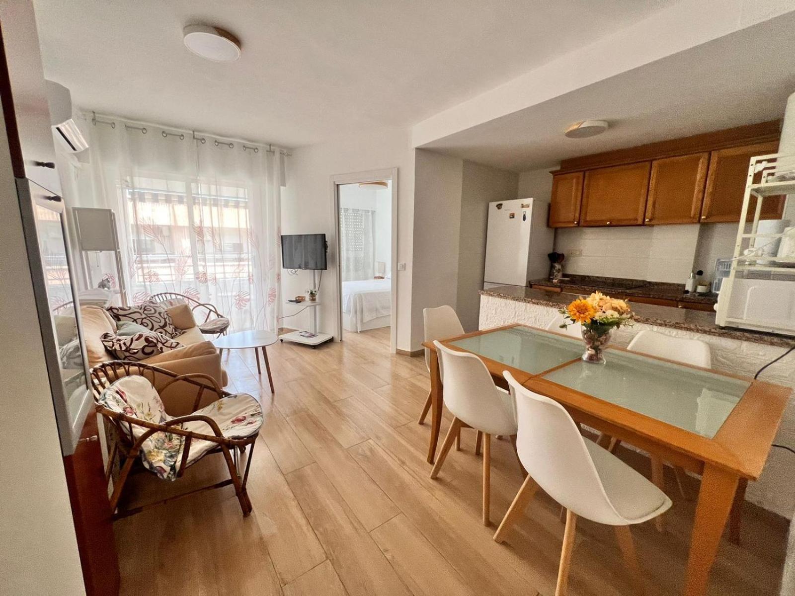 Acogedor Apartamento En La Playa Playa de Gandia Dış mekan fotoğraf